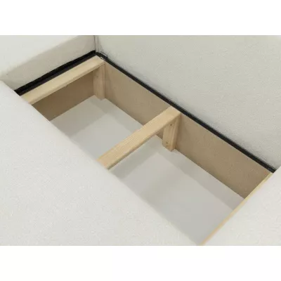 Rozkladacia rohová sedačka s úložným priestorom YAKIMA - svetlá popolavá