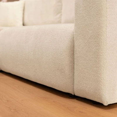 Rozkladacia rohová sedačka s úložným priestorom YAKIMA - béžová 1