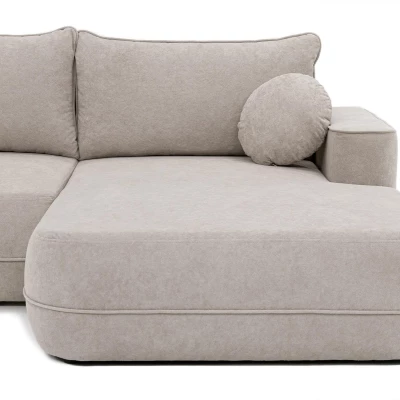 Rozkladacia sedačka do U s úložným priestorom TACOMA - tmavá šedá