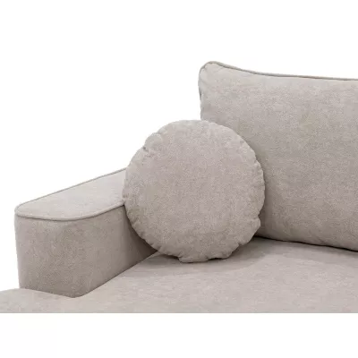 Rozkladacia sedačka do U s úložným priestorom TACOMA - tmavá šedá