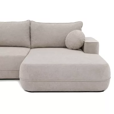 Rozkladacia sedačka do U s úložným priestorom TACOMA - špinavá biela