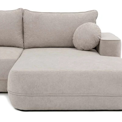 Rozkladacia rohová sedačka s úložným priestorom TACOMA - tmavá šedá, ľavý roh