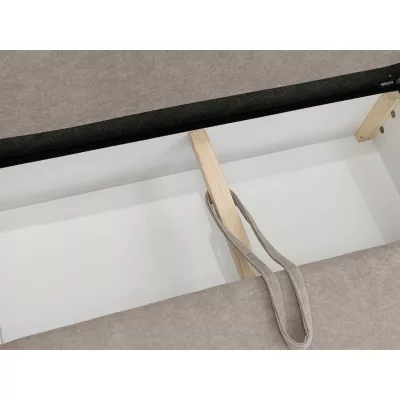 Rozkladacia rohová sedačka s úložným priestorom TACOMA - svetlá šedá, ľavý roh