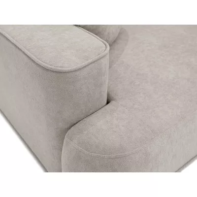 Rozkladacia rohová sedačka s úložným priestorom TACOMA - béžovohnedá, pravý roh