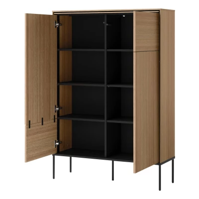 Zostava nábytku do obývačky ANACORTES - dub + LED osvetlenie ZDARMA