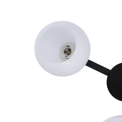 Závesné trojramenné moderné osvetlenie CALDERA - 3xE27, 60W, čierne / biele
