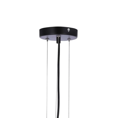 Závesné trojramenné moderné osvetlenie CALDERA - 3xE27, 60W, čierne / biele