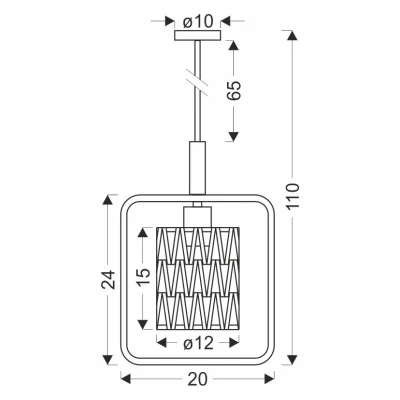 Závesné škandinávske osvetlenie CROWN - 1xE27, 40W, čierne / béžové