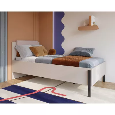 Jednolôžková posteľ 100x200 ADIS S - kašmír