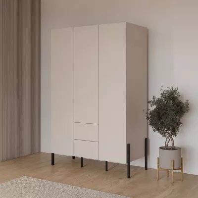 Vysoká šatníková skriňa 139 cm ADIS S - kašmír