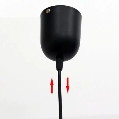 Moderné závesné osvetlenie FELIS - 1xE27, 60W, čierne / dymové sklo