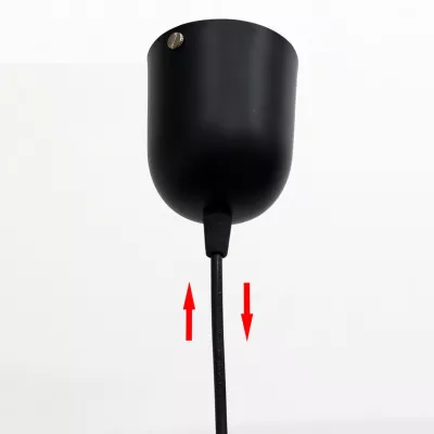 Moderné závesné osvetlenie FELIS - 1xE27, 60W, čierne / dymové sklo