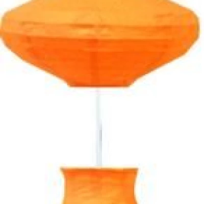 Závesné papierové osvetlenie GRIFF - 6xE14, 40W, oranžové