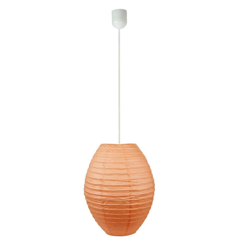 Závesné papierové osvetlenie KOKON - 1xE27, 60W, oranžové