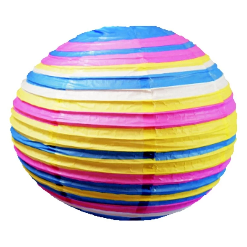 Závesné papierové osvetlenie KOKON - 1xE27, 60W, 50cm, guľa, rôznofarebné