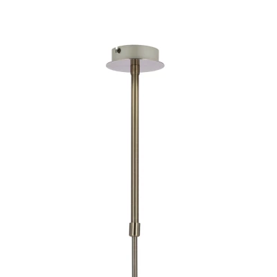 Závesné bodové svietidlo LENTINI - 8xG9, 40W, patina / jantárové
