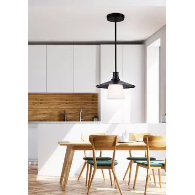 Závesné loftové osvetlenie LOFT - 1xE27, 60W, čierne