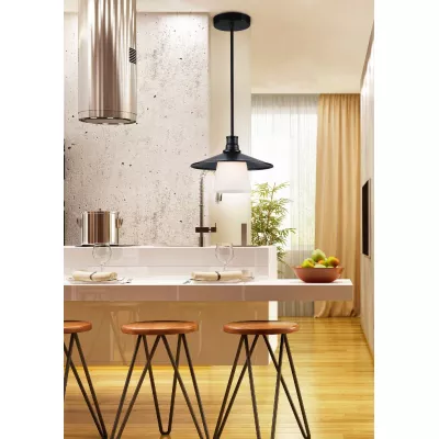 Závesné loftové osvetlenie LOFT - 1xE27, 60W, čierne