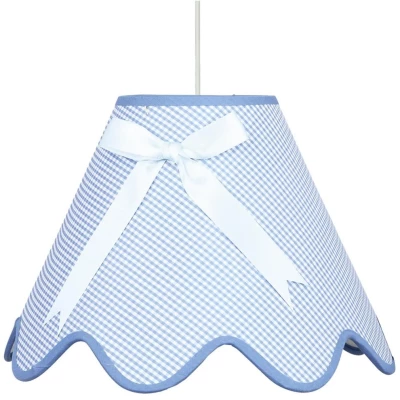 Detské závesné osvetlenie LOLA - 1xE27, 60W, biele / modré