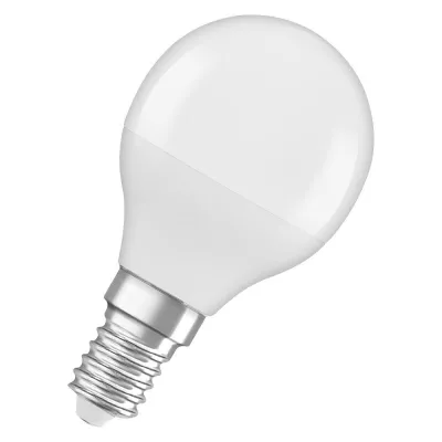 LED žiarovka - E14, P45, 5,5 W, 4000K (neutrálna biela)