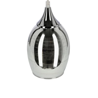 Závesné moderné osvetlenie MARINA - 1xE27, 60W, chrómované