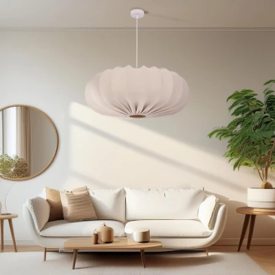 Dizajnové závesné osvetlenie CAFEE - 1xE27, 40W, 52cm, okrúhle, čierne / frappé