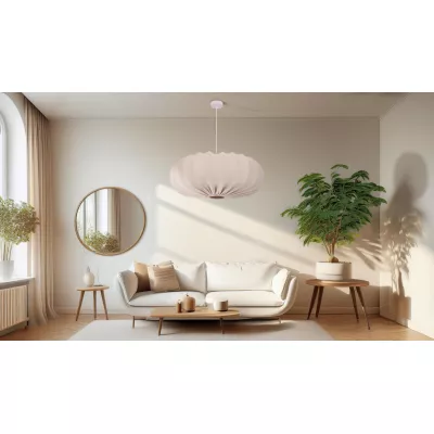Dizajnové závesné osvetlenie CAFEE - 1xE27, 40W, 52cm, okrúhle, čierne / frappé