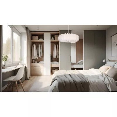 Dizajnové závesné osvetlenie CAFEE - 1xE27, 40W, 52cm, okrúhle, čierne / latte