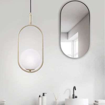 Závesné art deco osvetlenie CORDEL - 1xG9, 28W, mosadzné / biele