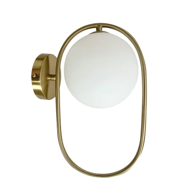 Art deco nástenné osvetlenie CORDEL - 1xG9, 28W, zlaté / biele