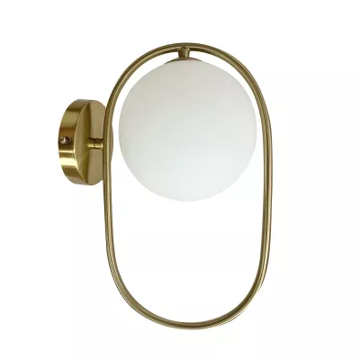 Art deco nástenné osvetlenie CORDEL - 1xG9, 28W, zlaté / biele