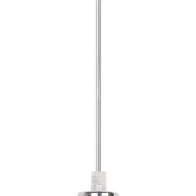 Moderné závesné osvetlenie ODEN - 1xG9, 40W, 15cm, guľa, chrómované / biele