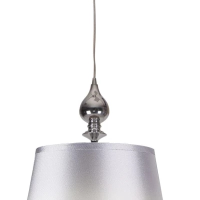 Moderné závesné svietidlo PRIMA - 1xE27, 60W, chrómované / strieborné