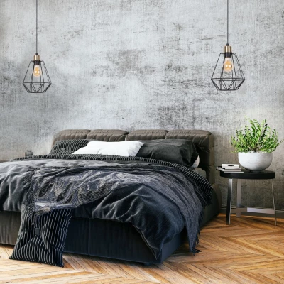 Závesné industriálne osvetlenie PRIMO 1 - 1xE27, 60W, patina/čierna