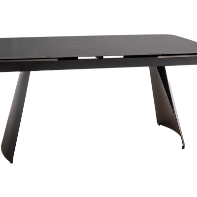 Rozkladací jedálenský stôl 160(240)x90 TAITO - čierny