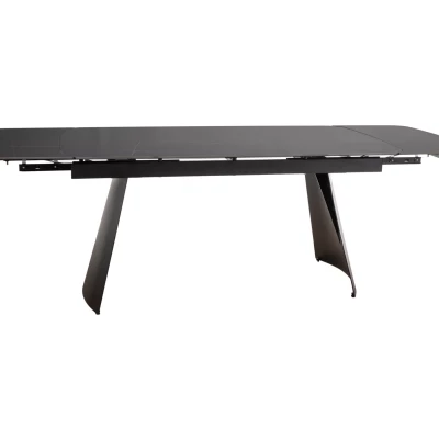 Rozkladací jedálenský stôl 160(240)x90 TAITO - čierny