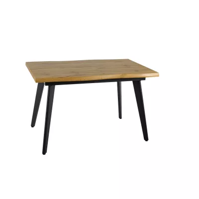 Rozkladací jedálenský stôl 150(210)x90 DORIAN - dub / čierny