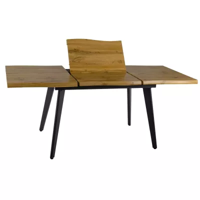 Rozkladací jedálenský stôl 150(210)x90 DORIAN - dub / čierny