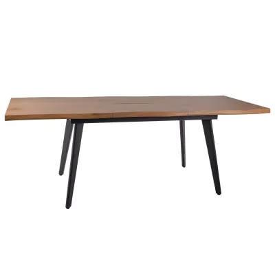 Rozkladací jedálenský stôl 150(210)x90 DORIAN - dub / čierny