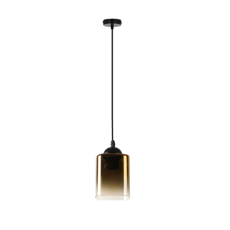 Závesné osvetlenie SERENA - 1xE27, 40W, čierne / zlaté