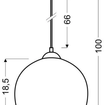 Závesný luster do detskej izby STUDENT - 1xE27, 60W, ružový