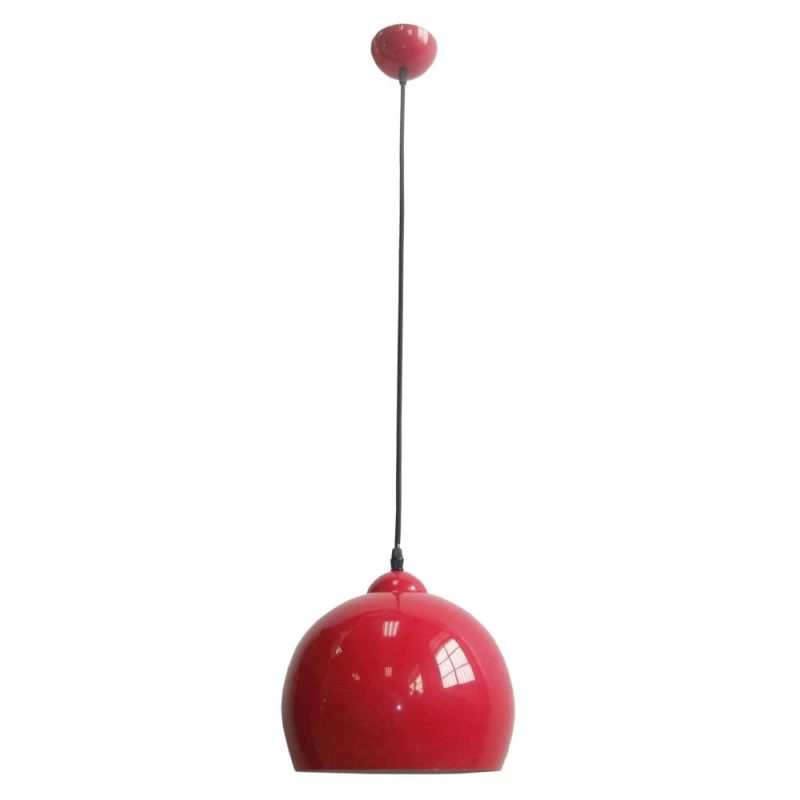 Závesný luster do detskej izby STUDENT - 1xE27, 60W, červený
