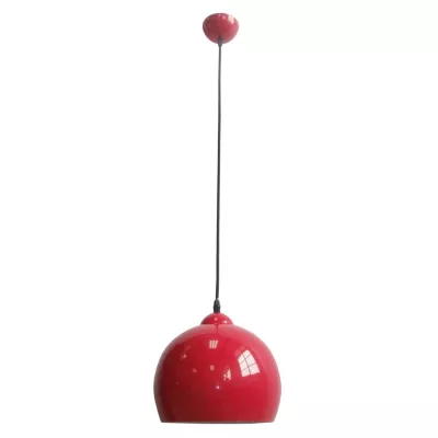 Závesný luster do detskej izby STUDENT - 1xE27, 60W, červený