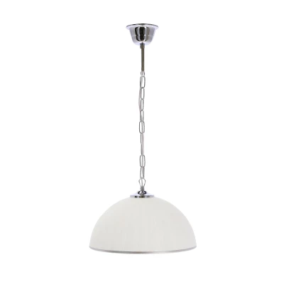 Závesné osvetlenie na reťazi SUGAR - 1xE27, 60W, chrómované /biele