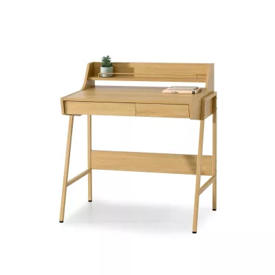 Minimalistický písací stôl RENO - dub