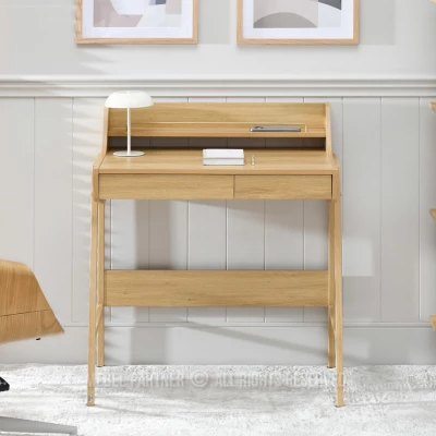 Minimalistický písací stôl RENO - dub