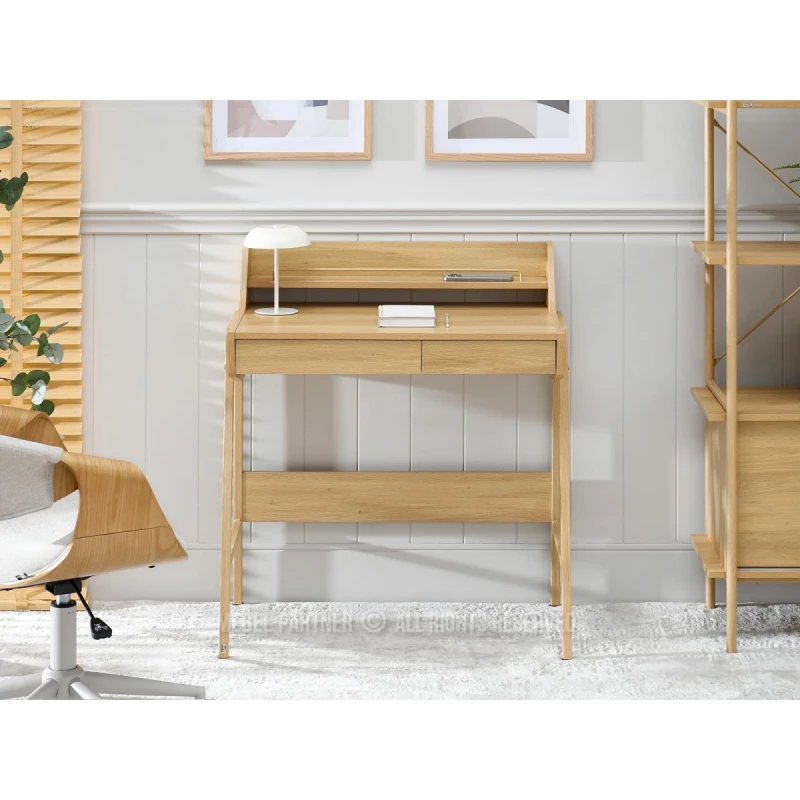 Minimalistický písací stôl RENO - dub