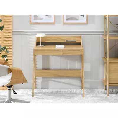 Minimalistický písací stôl RENO - dub