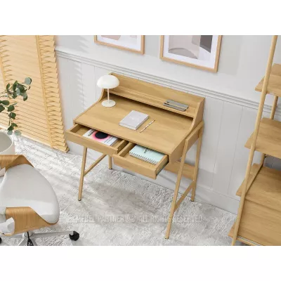 Minimalistický písací stôl RENO - dub