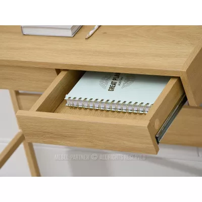 Minimalistický písací stôl RENO - dub